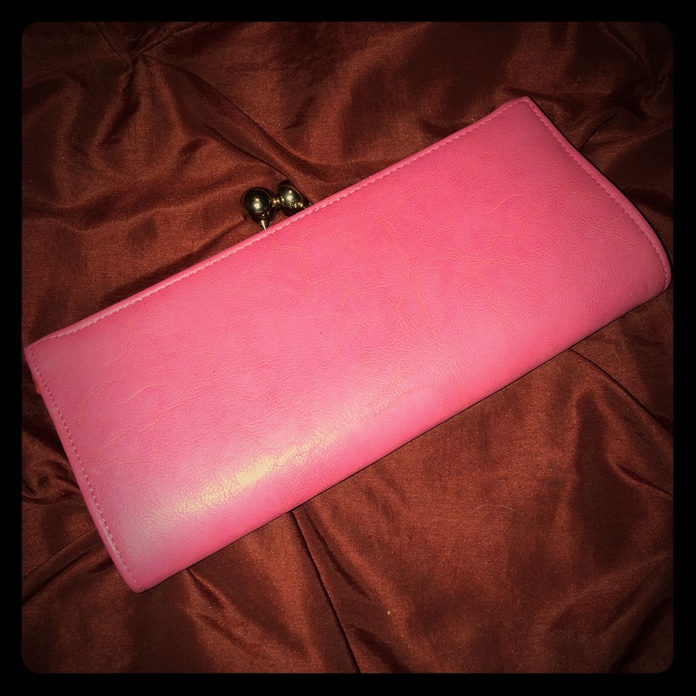 Pink clutch